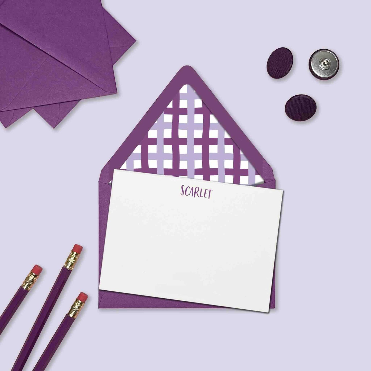 Bold Weave Stationery