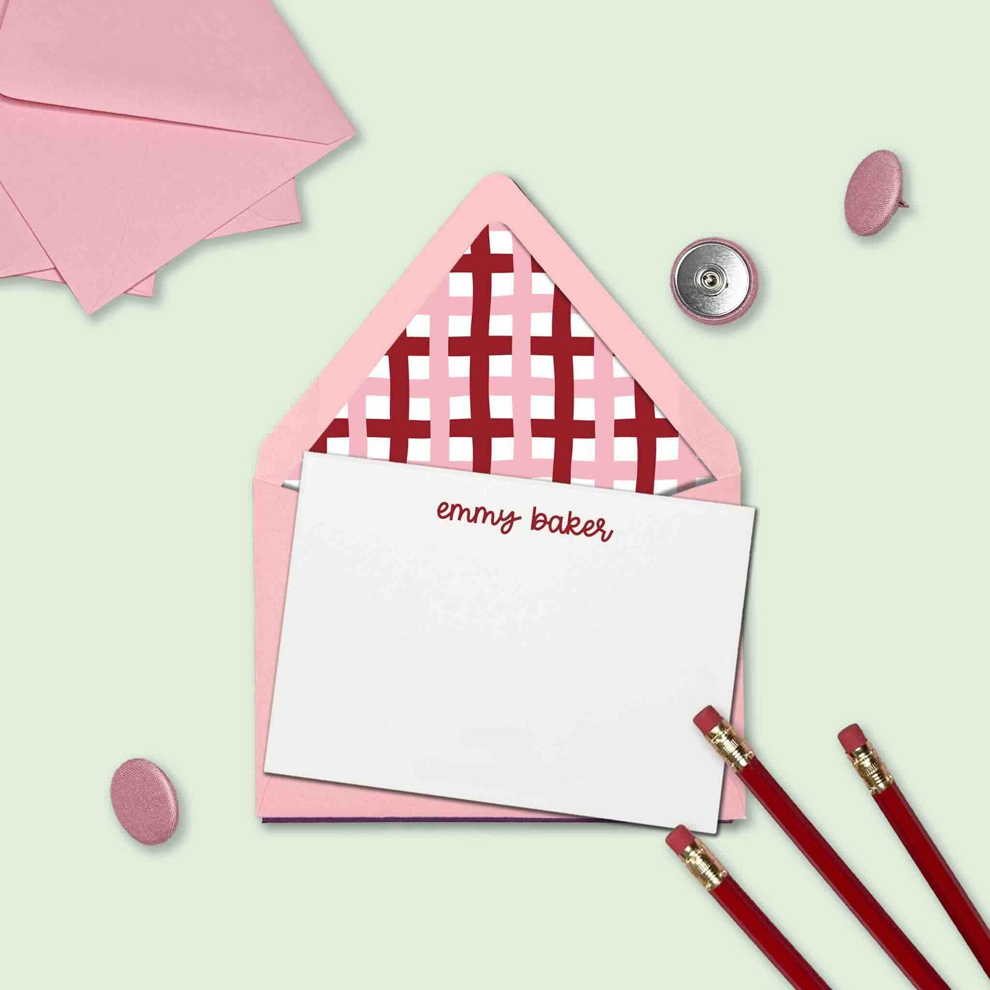 Bold Weave Stationery
