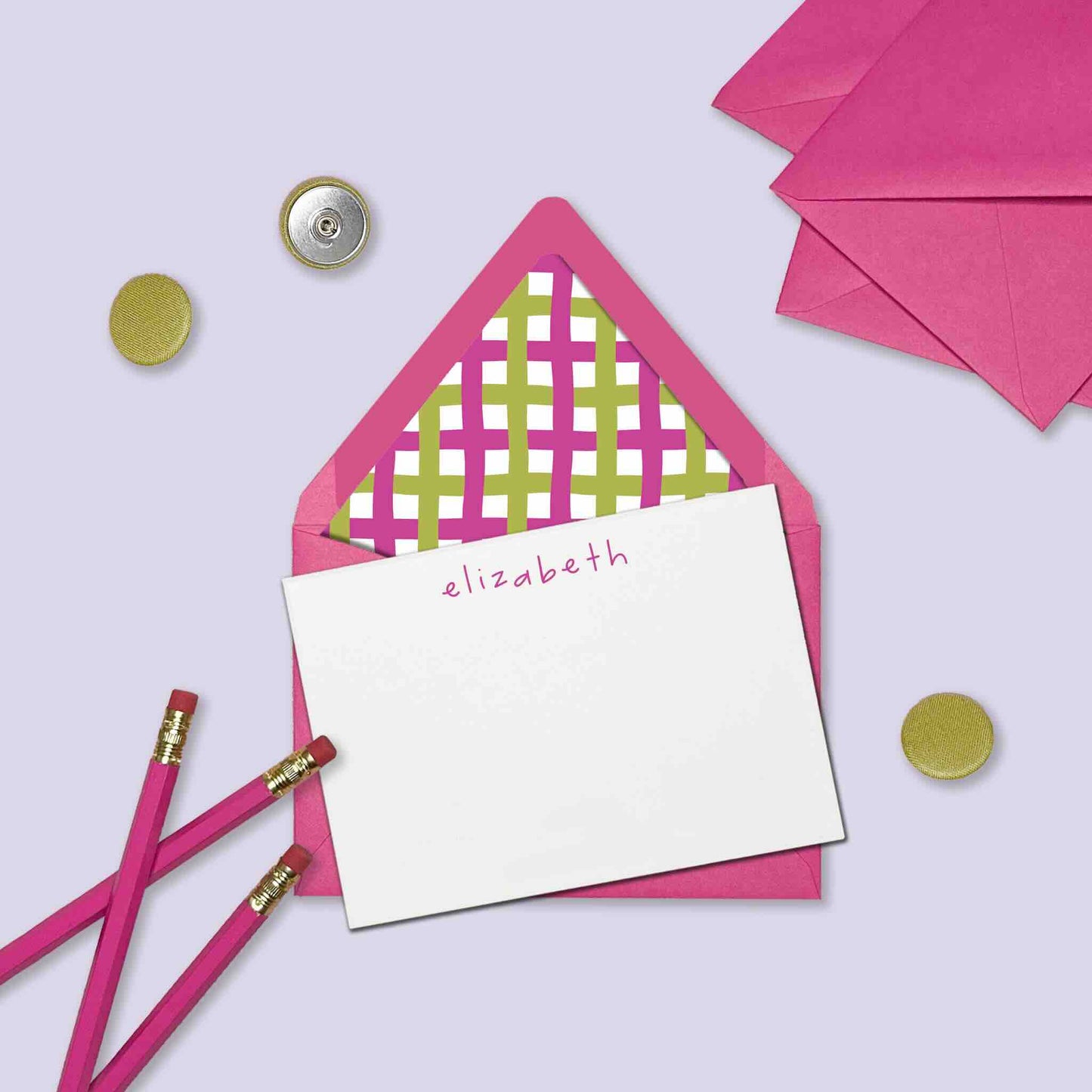 Bold Weave Stationery