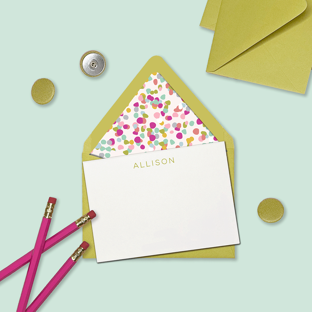 Confetti Stationery