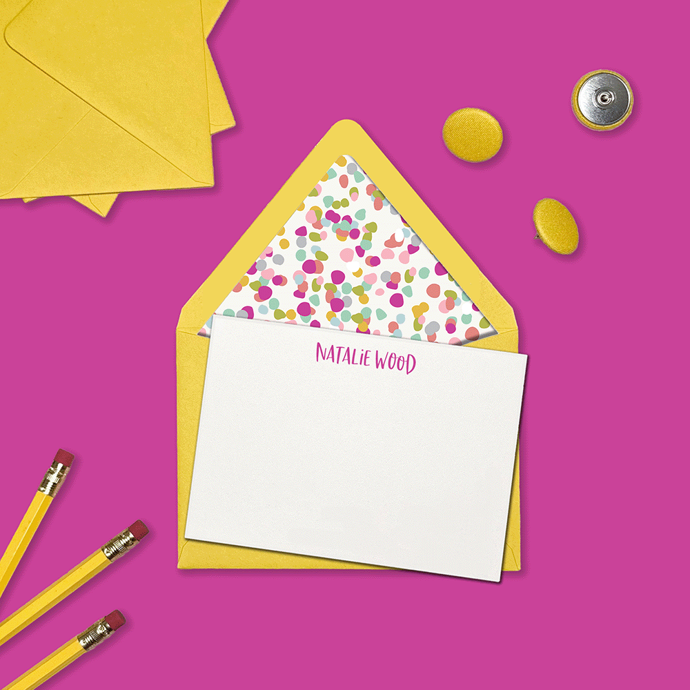 Confetti Stationery