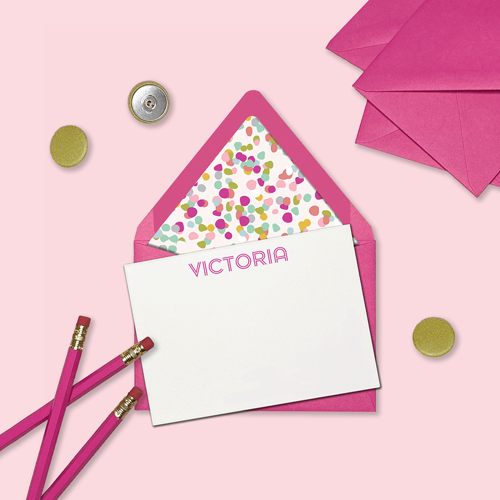 Confetti Stationery