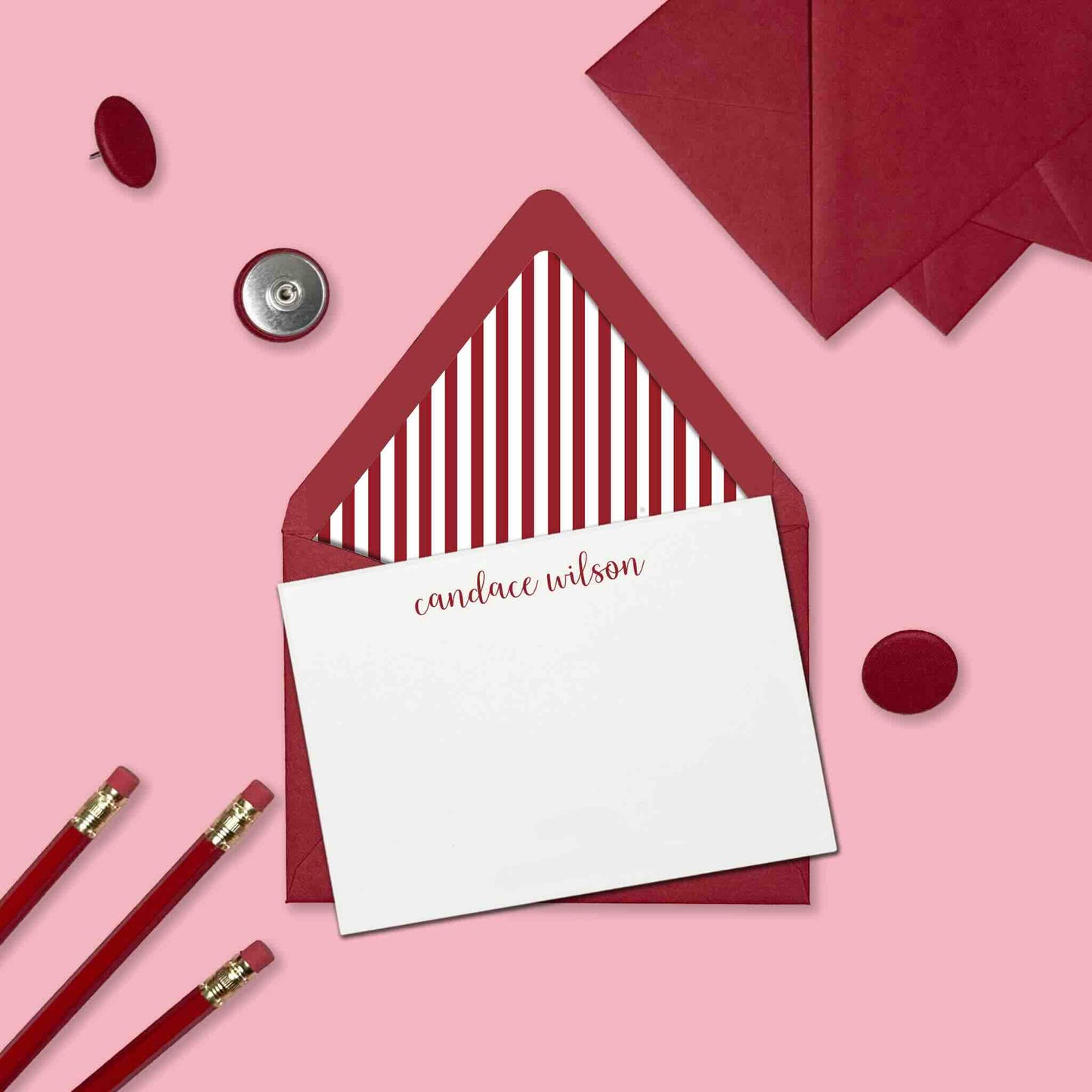 Liberty Stripes Stationery
