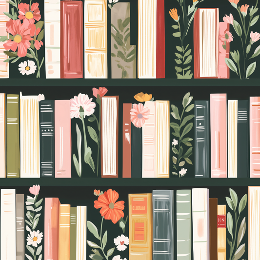 Library Blooms Stationery