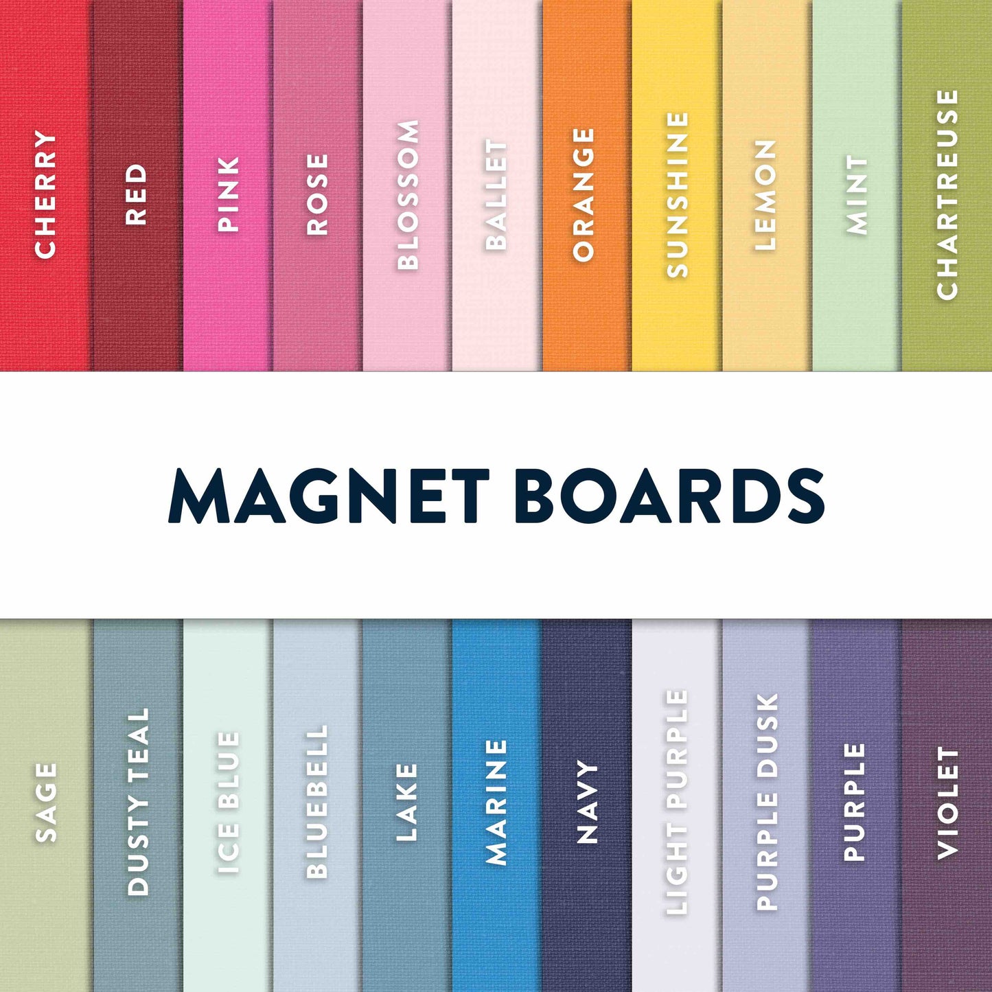 Magnet Boards + Colored Magnets