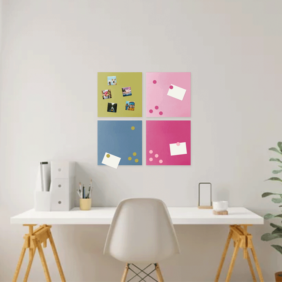 Magnet Boards + Colored Magnets