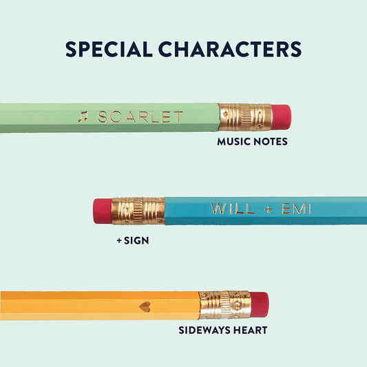 Personalized Pencils