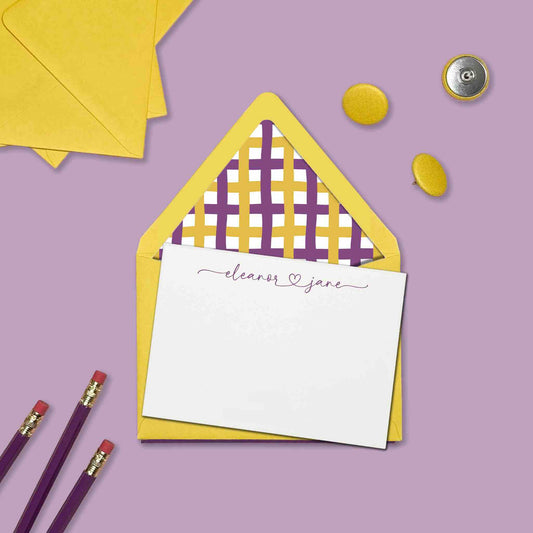Bold Weave Stationery