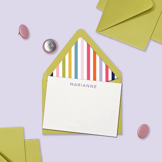 Cheerful Stripes Stationery