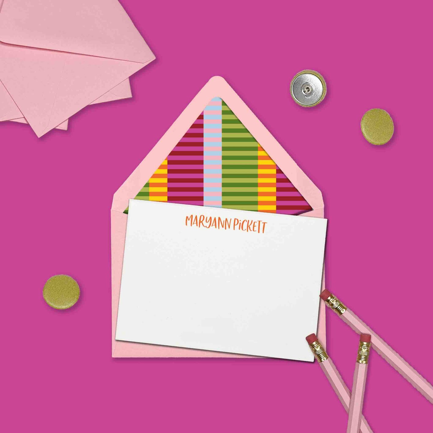 Colorful Tide Stationery