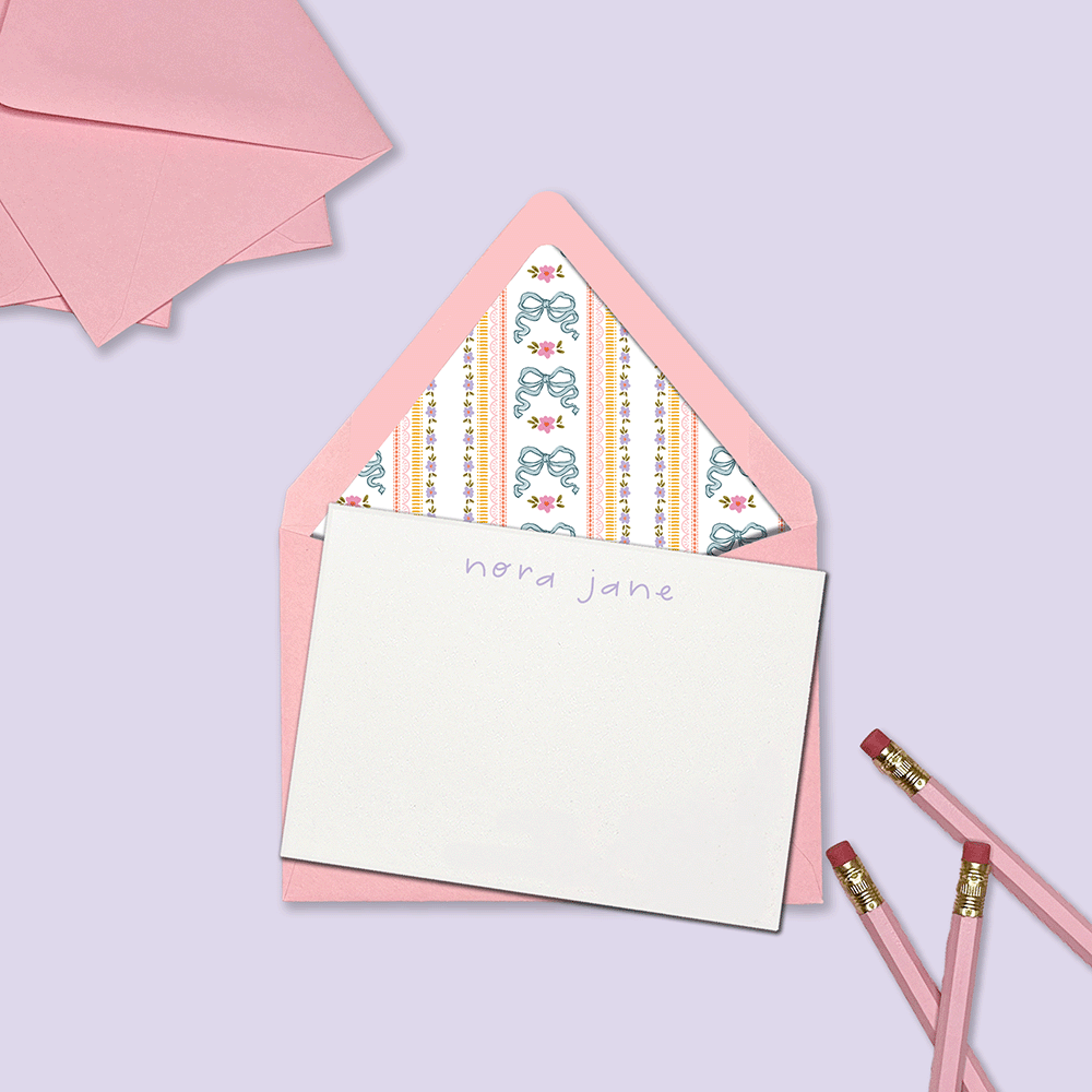 Coquette Lace Stationery