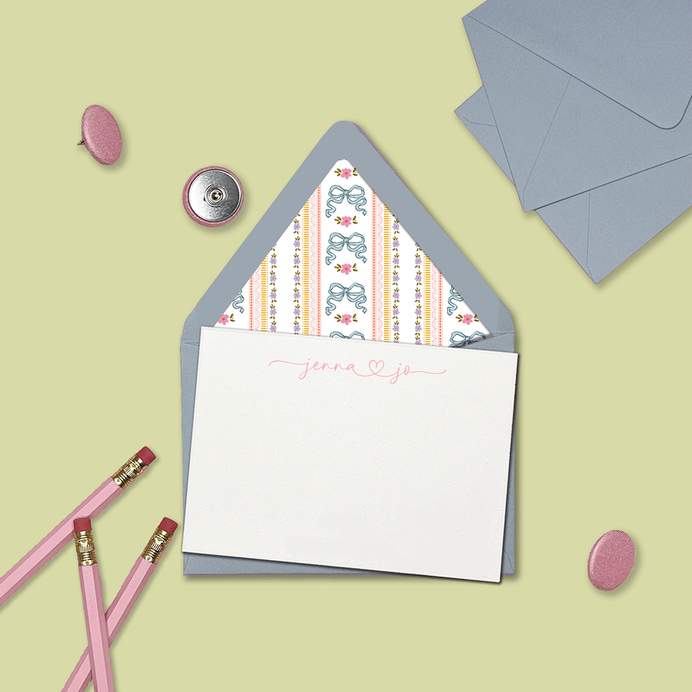 Coquette Lace Stationery