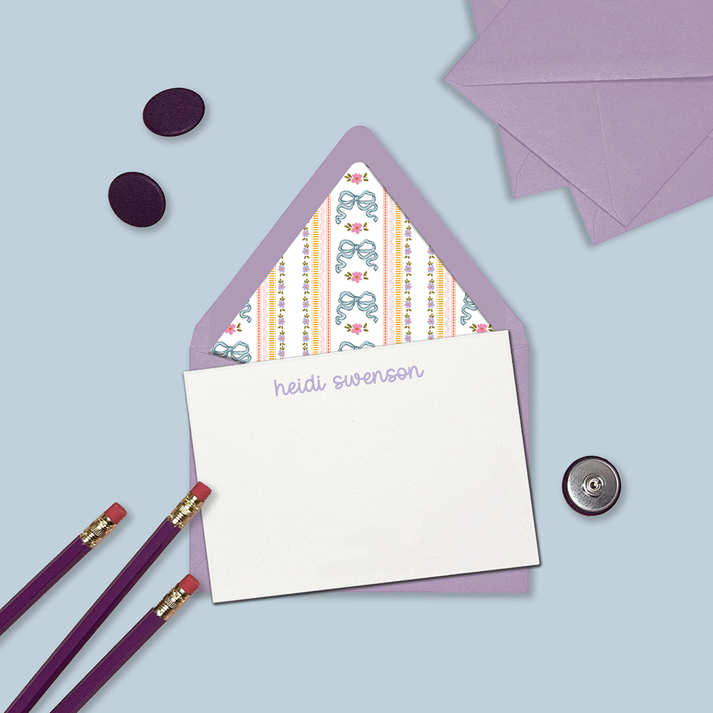 Coquette Lace Stationery