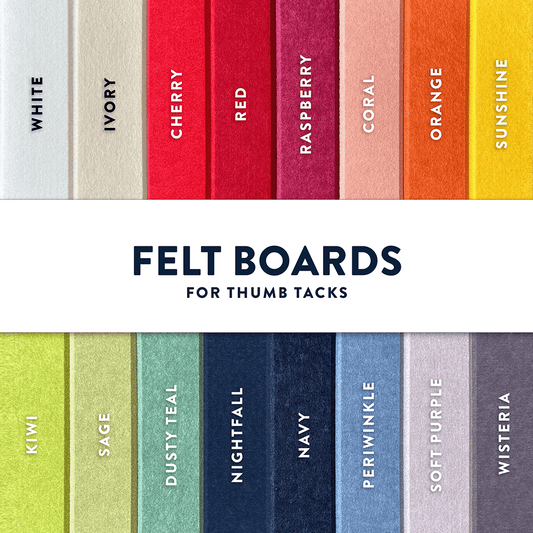 Felt Boards + Thumb Tacks