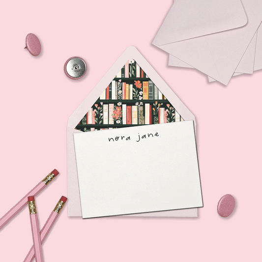 Library Blooms Stationery