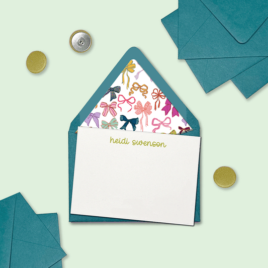 Ribbon Party Stationery