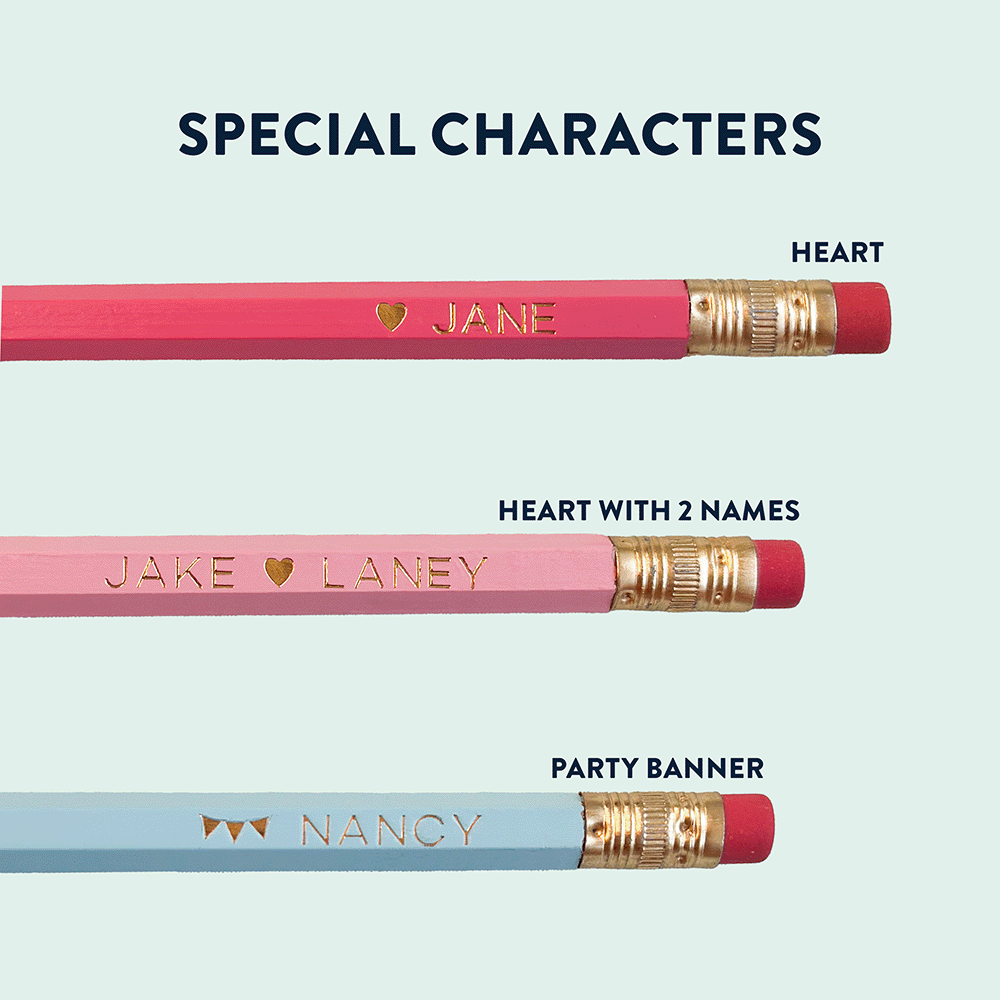 Personalized Pencils