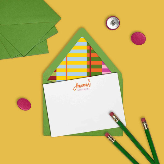 Striped Waves Stationery