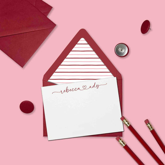 Wavy Stripes Stationery